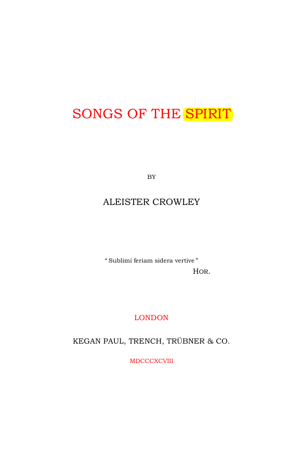 Original scan of Songs of the Spirit, PDF page 3