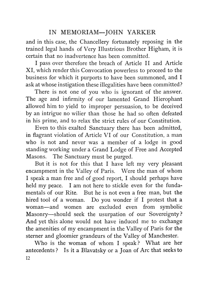 Original scan of John Yarker – In Memoriam, PDF page 12
