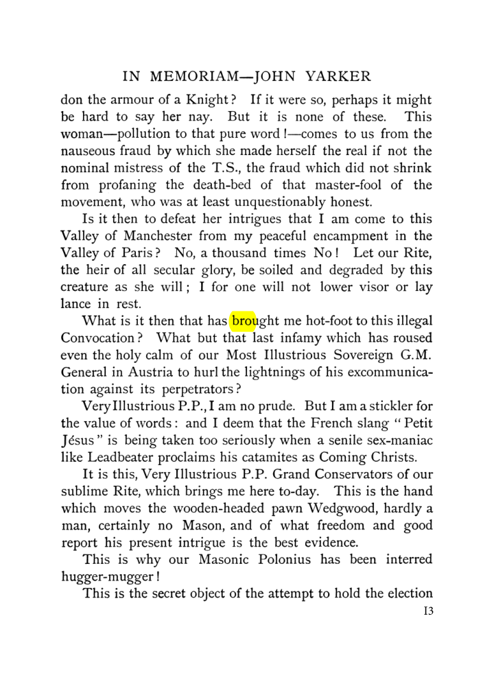 Original scan of John Yarker – In Memoriam, PDF page 13