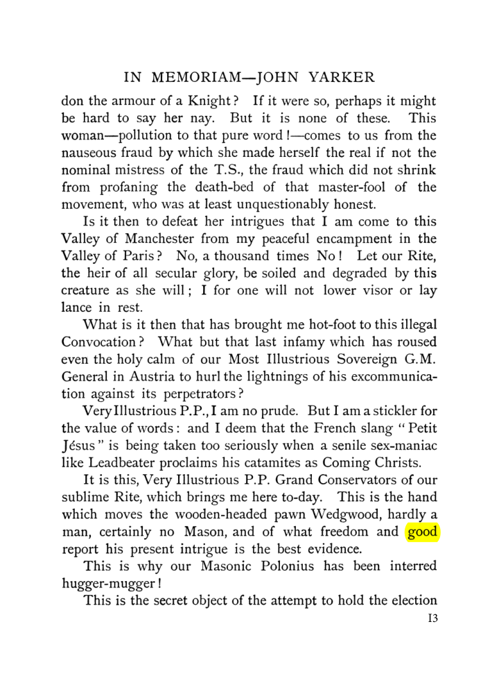 Original scan of John Yarker – In Memoriam, PDF page 13