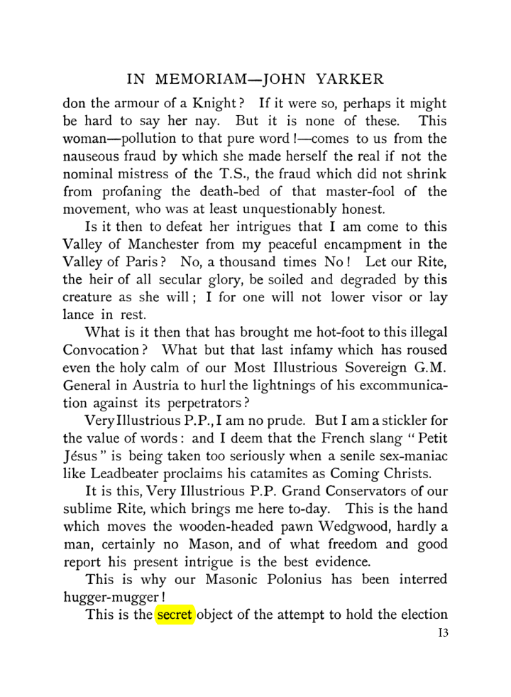 Original scan of John Yarker – In Memoriam, PDF page 13
