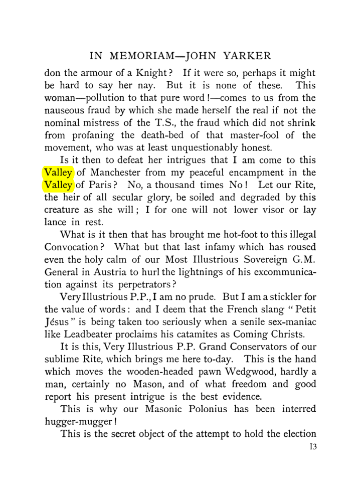 Original scan of John Yarker – In Memoriam, PDF page 13