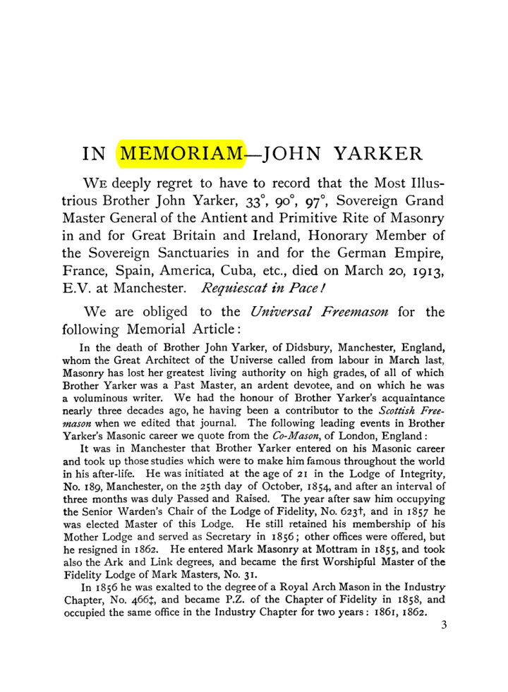 Original scan of John Yarker – In Memoriam, PDF page 3