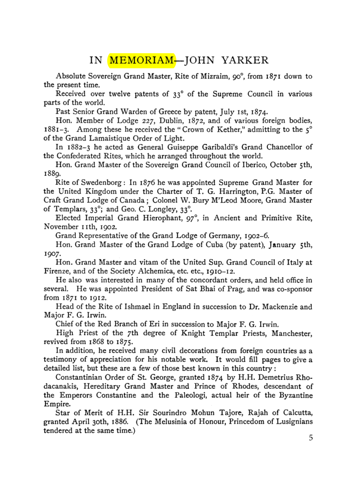 Original scan of John Yarker – In Memoriam, PDF page 5