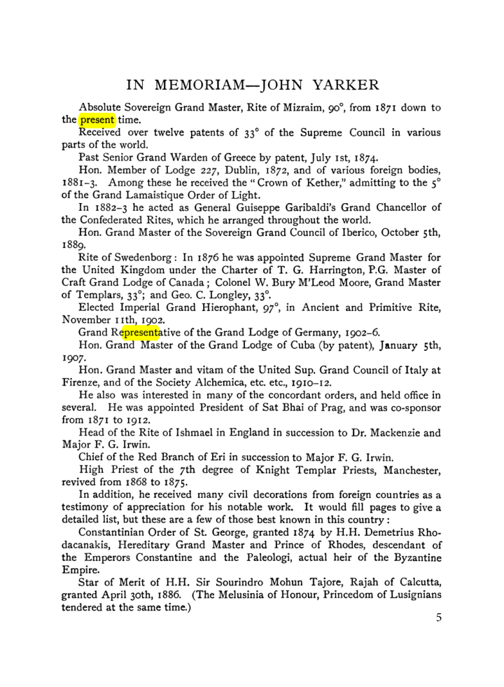 Original scan of John Yarker – In Memoriam, PDF page 5