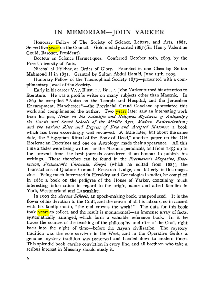 Original scan of John Yarker – In Memoriam, PDF page 6
