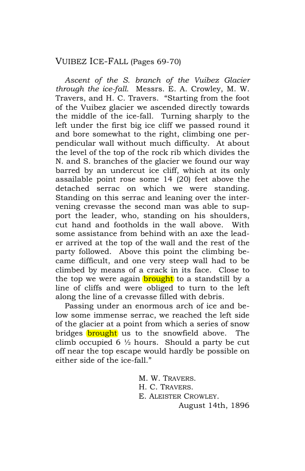 Original scan of Guide to the Walks & Climbs Around Arolla, PDF page 2