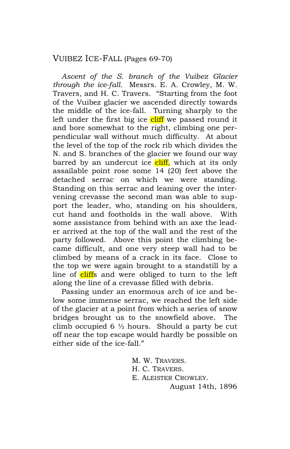 Original scan of Guide to the Walks & Climbs Around Arolla, PDF page 2