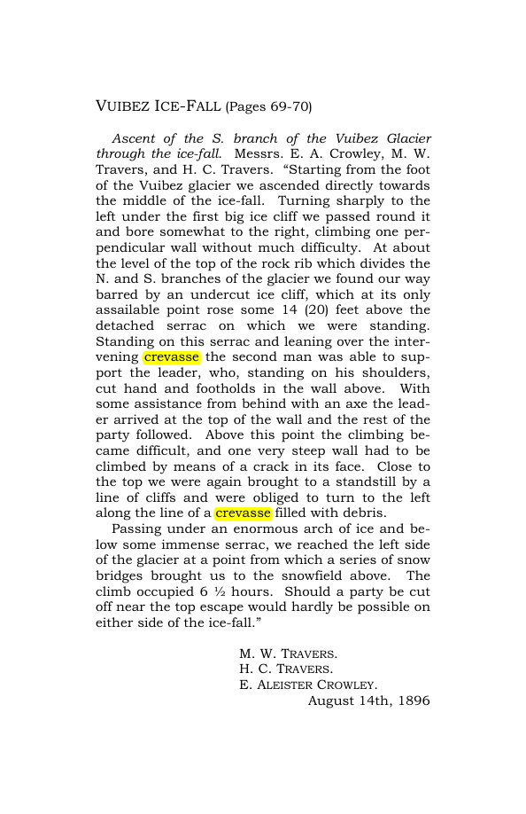 Original scan of Guide to the Walks & Climbs Around Arolla, PDF page 2