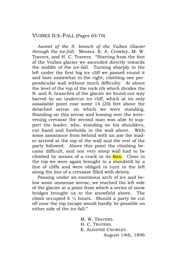 Original scan of Guide to the Walks & Climbs Around Arolla, PDF page 2