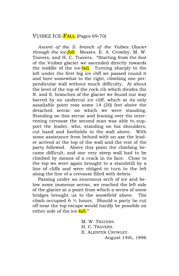 Original scan of Guide to the Walks & Climbs Around Arolla, PDF page 2
