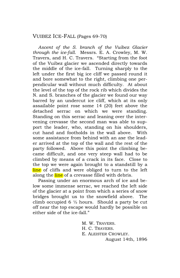 Original scan of Guide to the Walks & Climbs Around Arolla, PDF page 2