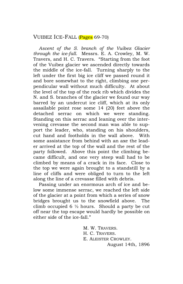 Original scan of Guide to the Walks & Climbs Around Arolla, PDF page 2