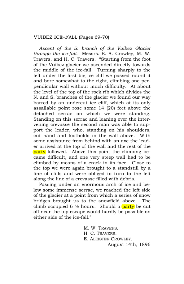 Original scan of Guide to the Walks & Climbs Around Arolla, PDF page 2