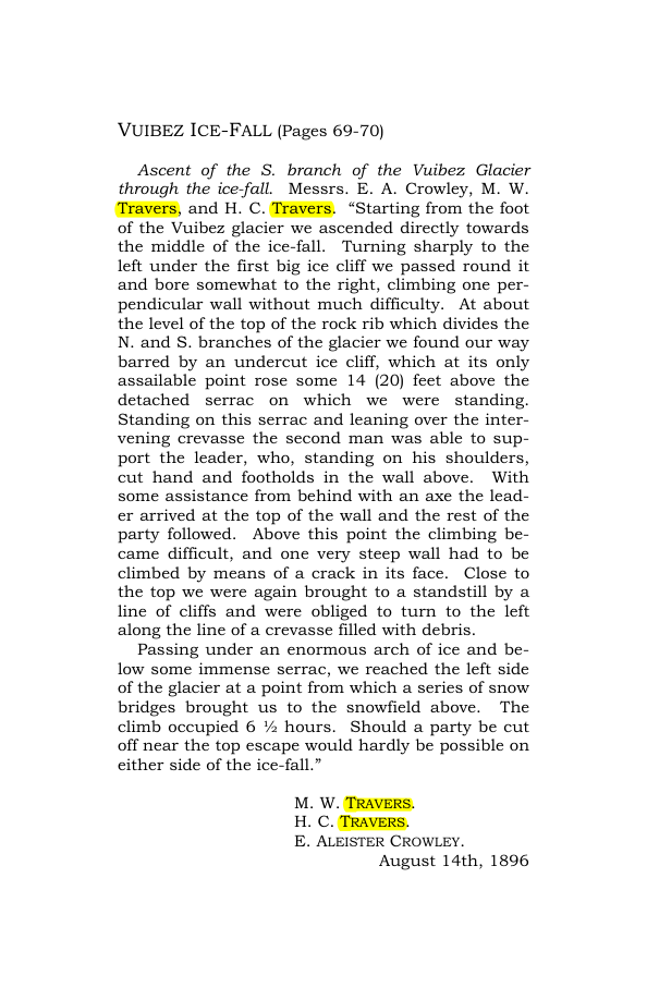 Original scan of Guide to the Walks & Climbs Around Arolla, PDF page 2
