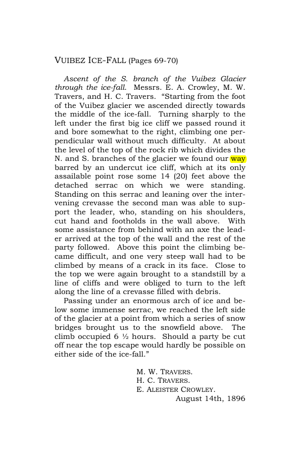 Original scan of Guide to the Walks & Climbs Around Arolla, PDF page 2