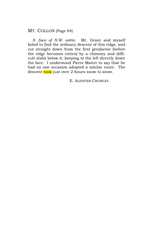 Original scan of Guide to the Walks & Climbs Around Arolla, PDF page 3