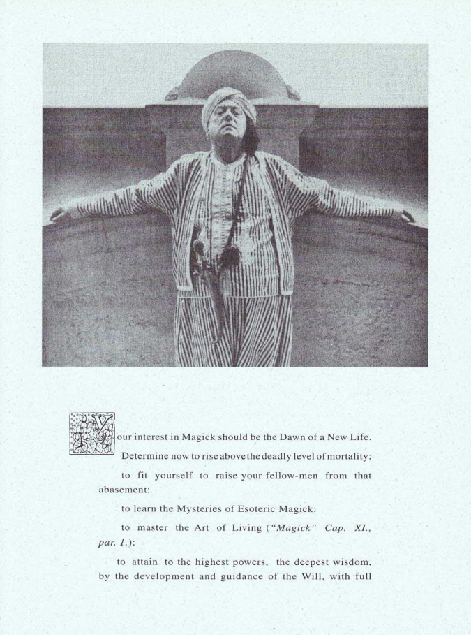 Original scan of Your Interest in Magick, PDF page 1