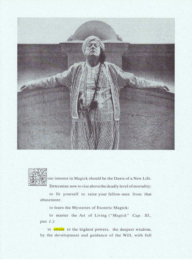 Original scan of Your Interest in Magick, PDF page 1