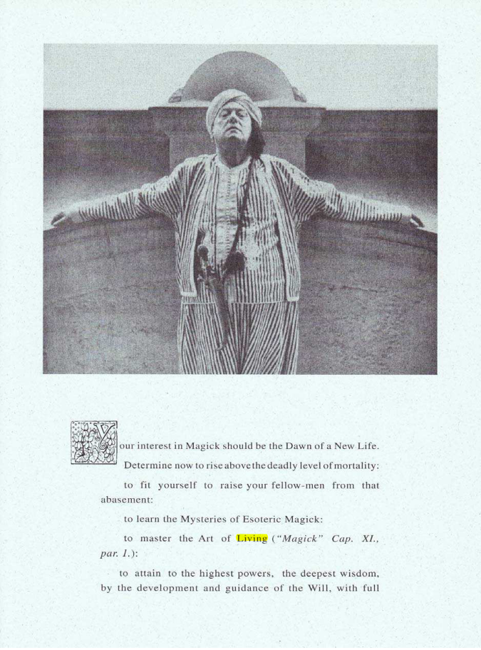 Original scan of Your Interest in Magick, PDF page 1