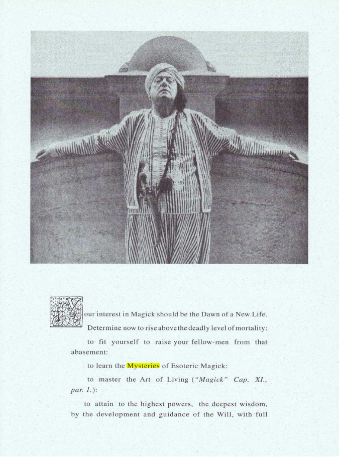 Original scan of Your Interest in Magick, PDF page 1