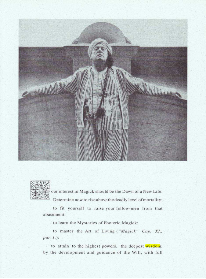 Original scan of Your Interest in Magick, PDF page 1