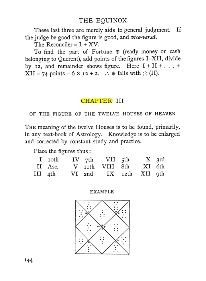 Original scan of Handbook of Geomancy, PDF page 10