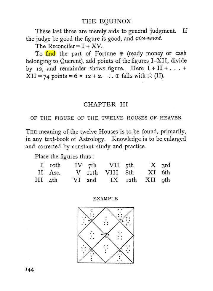 Original scan of Handbook of Geomancy, PDF page 10