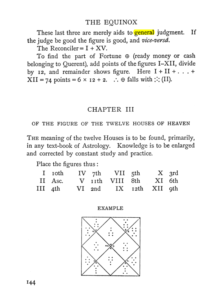 Original scan of Handbook of Geomancy, PDF page 10