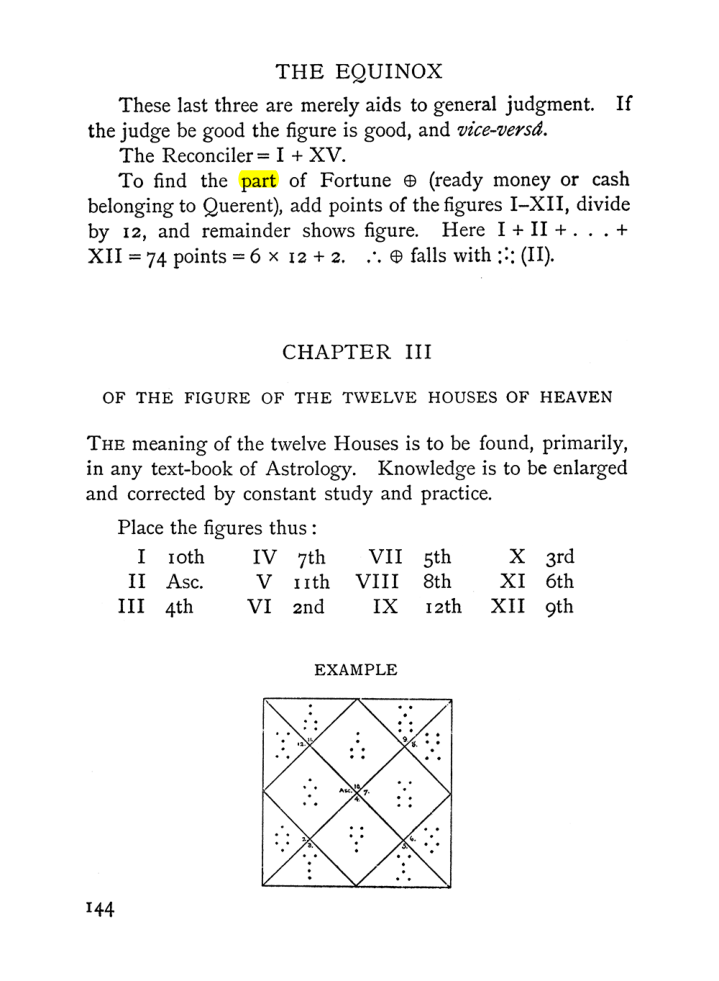 Original scan of Handbook of Geomancy, PDF page 10