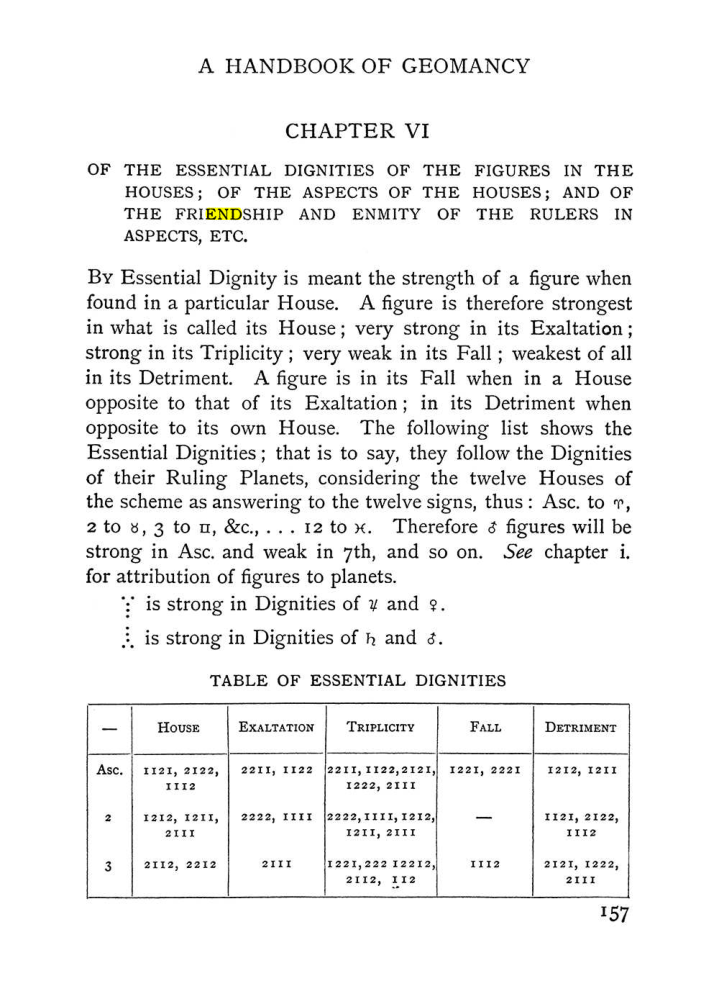 Original scan of Handbook of Geomancy, PDF page 23