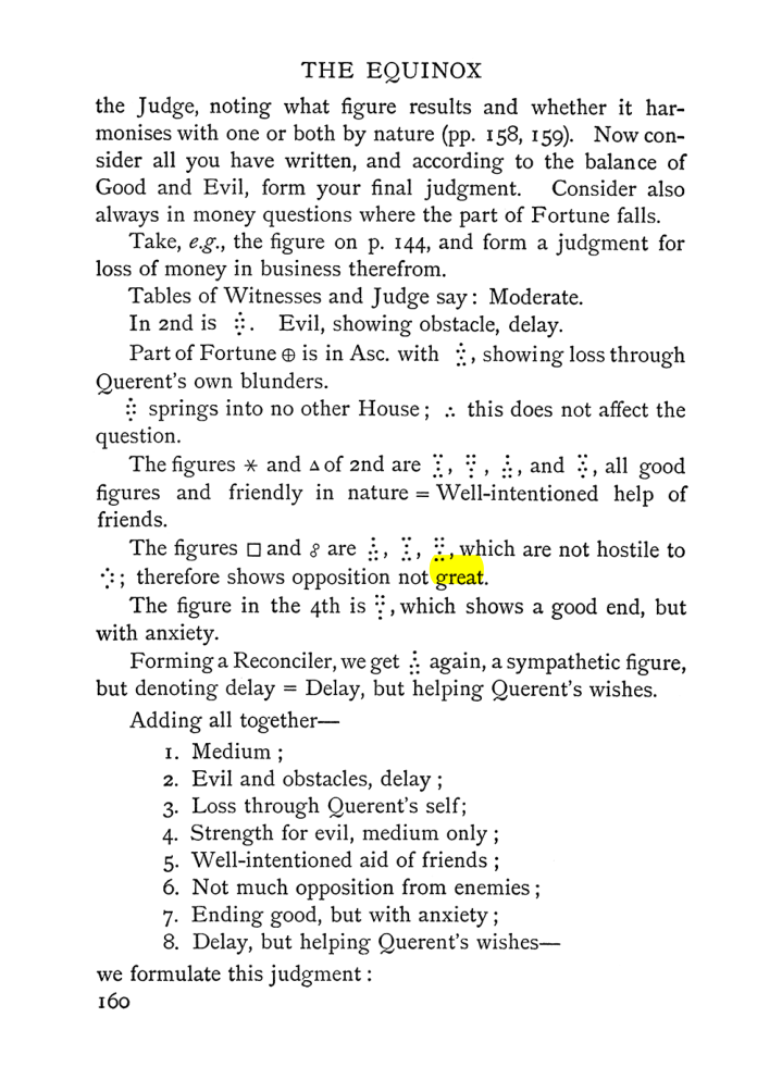 Original scan of Handbook of Geomancy, PDF page 26