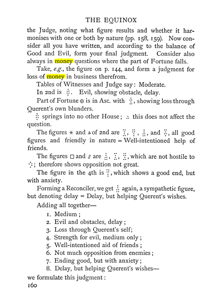 Original scan of Handbook of Geomancy, PDF page 26