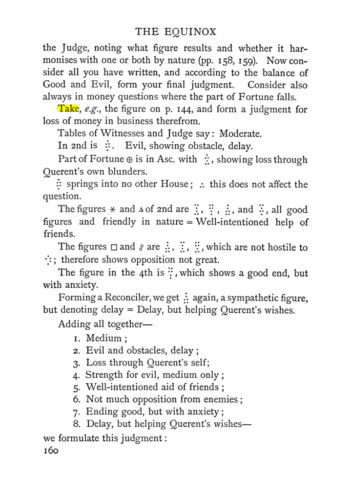 Original scan of Handbook of Geomancy, PDF page 26