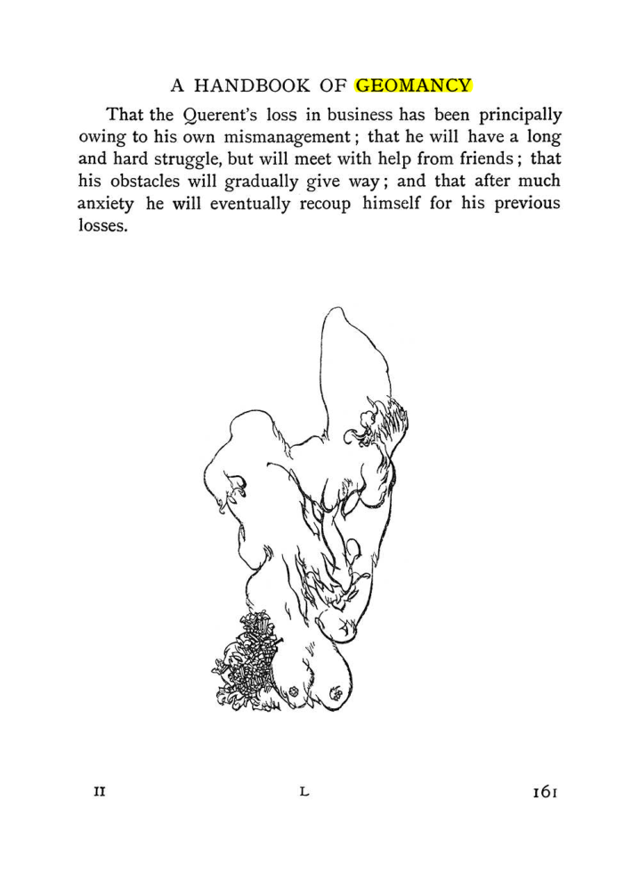 Original scan of Handbook of Geomancy, PDF page 27