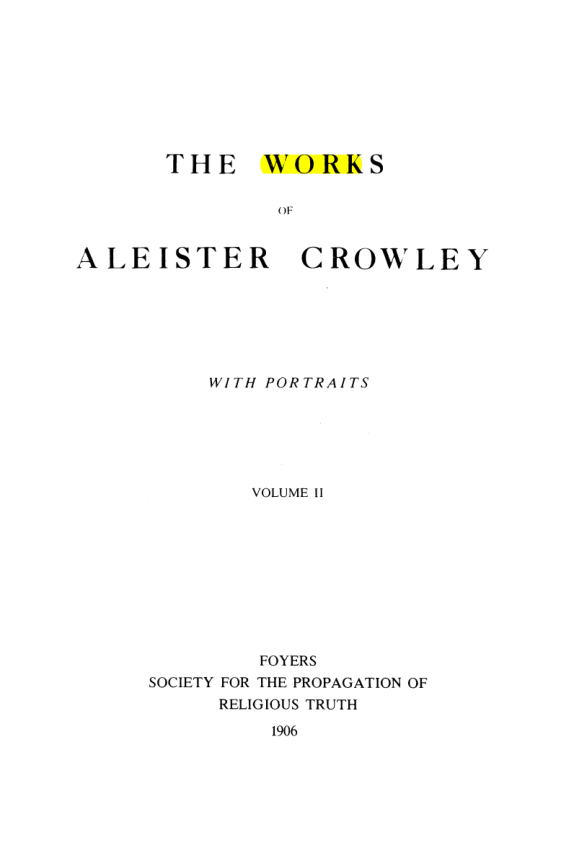 Original scan of Collected Works (Vol. II), PDF page 3
