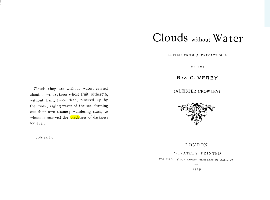 Original scan of Clouds Without Water, PDF page 2