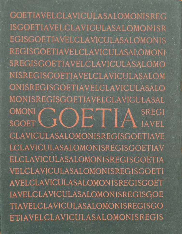 Original scan of The Goetia, PDF page 1