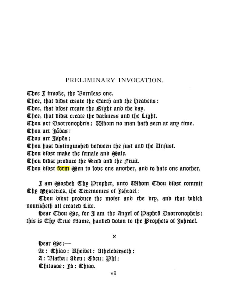 Original scan of The Goetia, PDF page 11