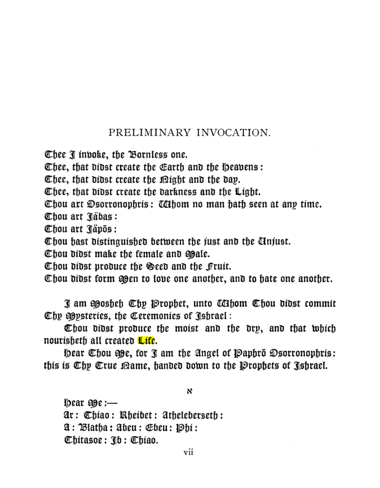 Original scan of The Goetia, PDF page 11