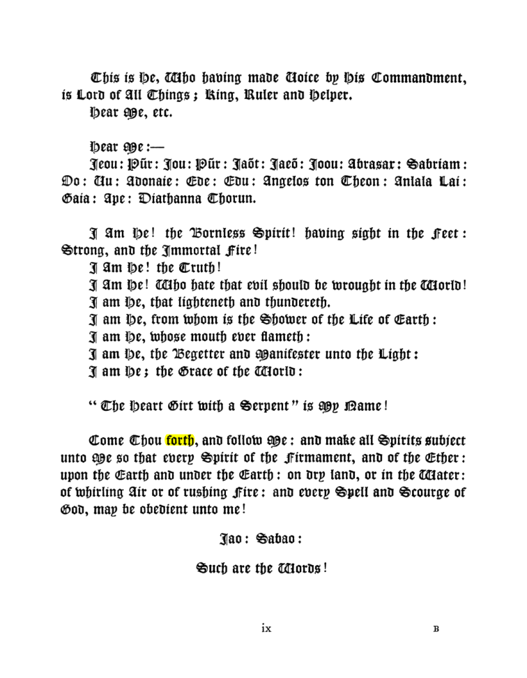 Original scan of The Goetia, PDF page 13