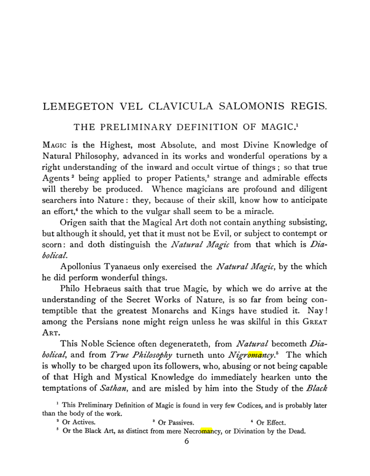 Original scan of The Goetia, PDF page 20