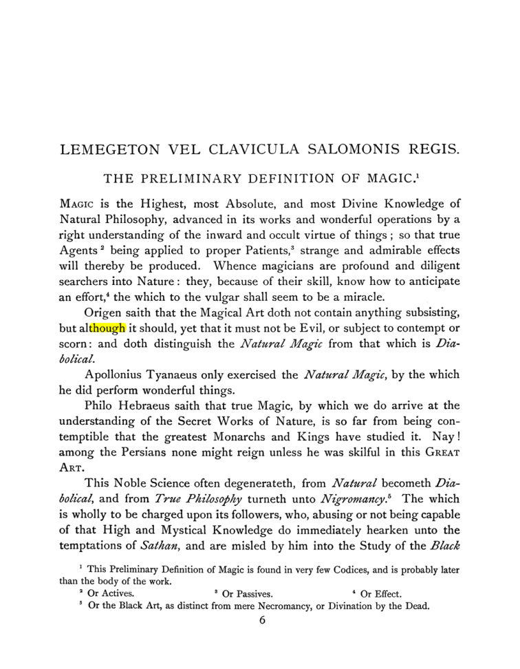 Original scan of The Goetia, PDF page 20