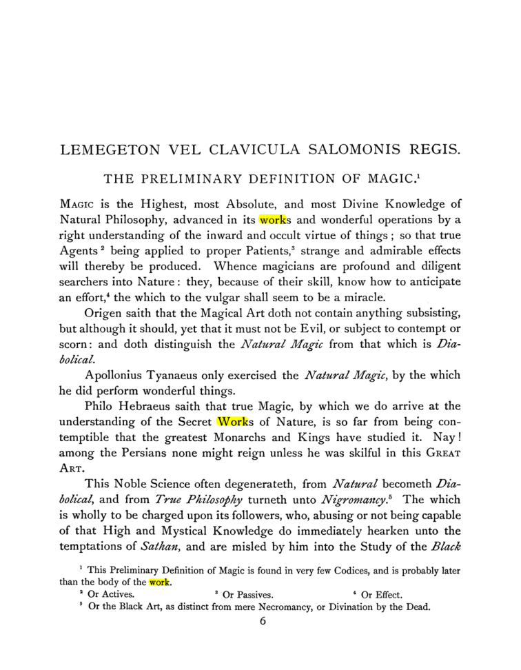 Original scan of The Goetia, PDF page 20