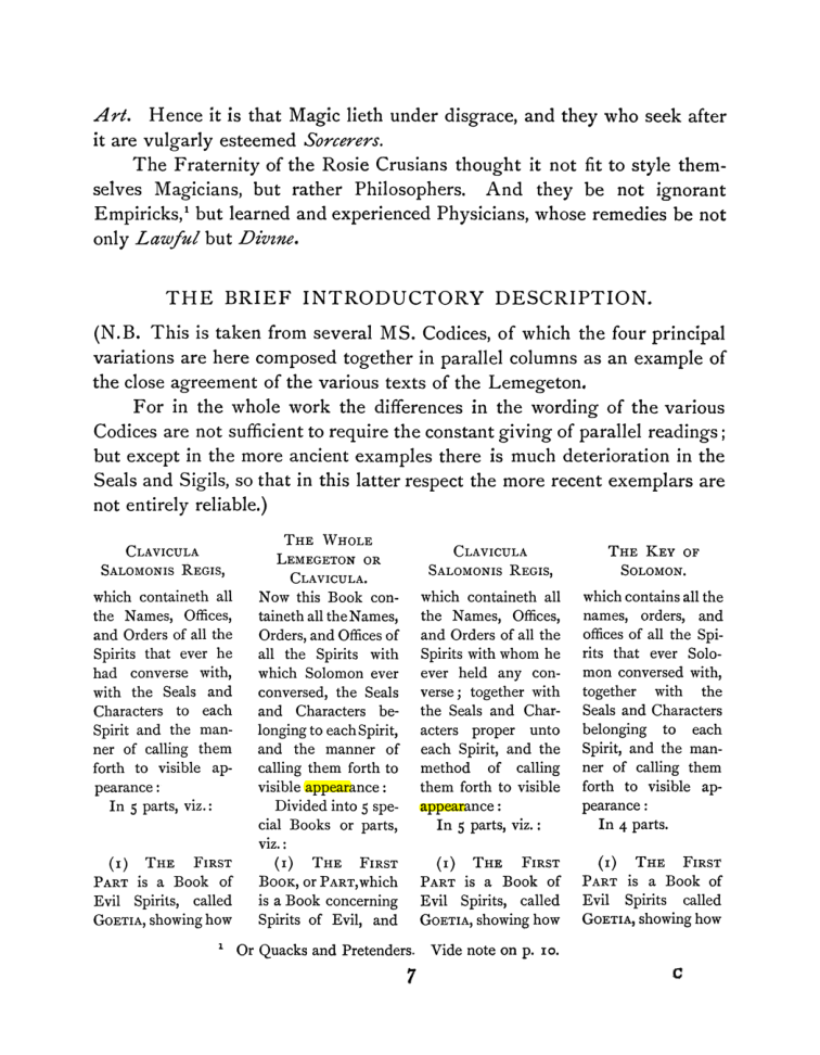 Original scan of The Goetia, PDF page 21