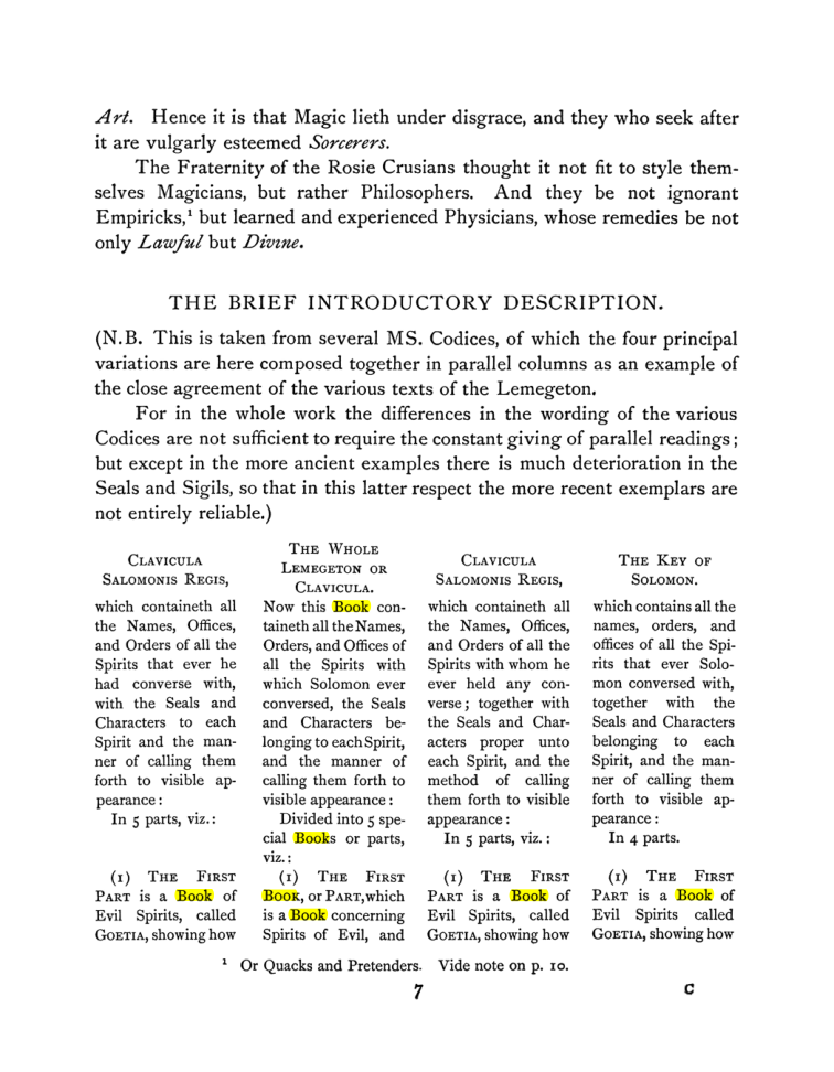 Original scan of The Goetia, PDF page 21