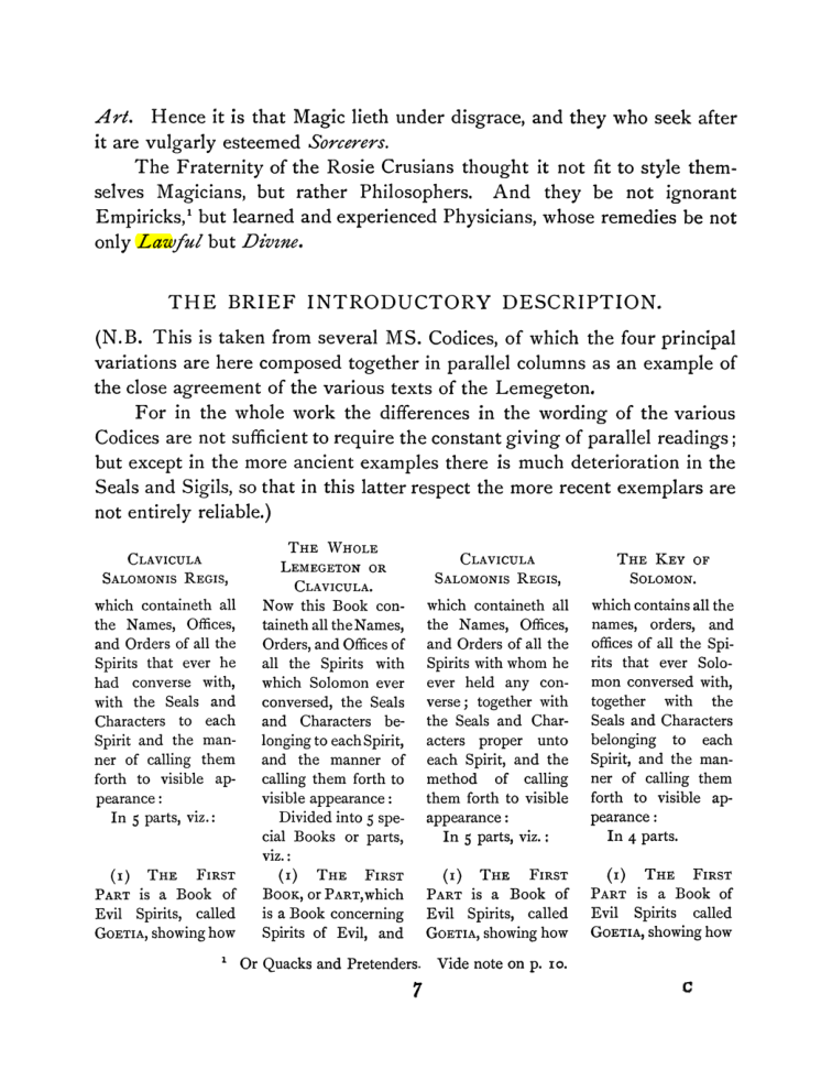 Original scan of The Goetia, PDF page 21