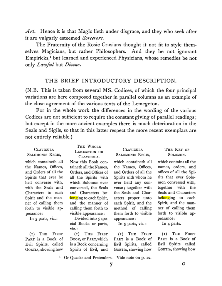 Original scan of The Goetia, PDF page 21