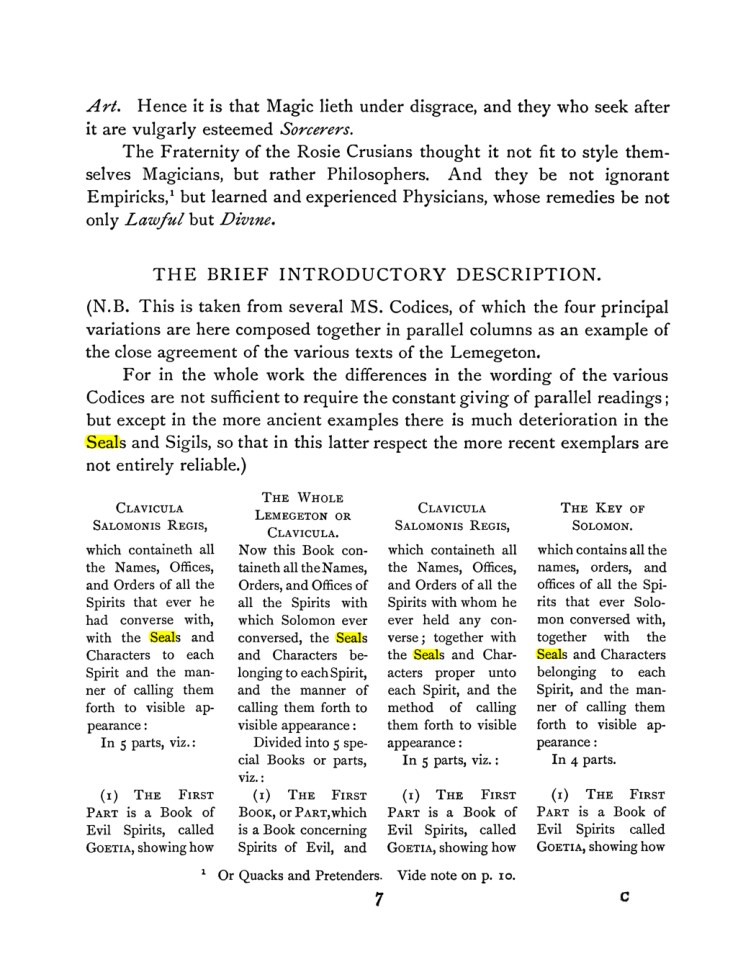 Original scan of The Goetia, PDF page 21