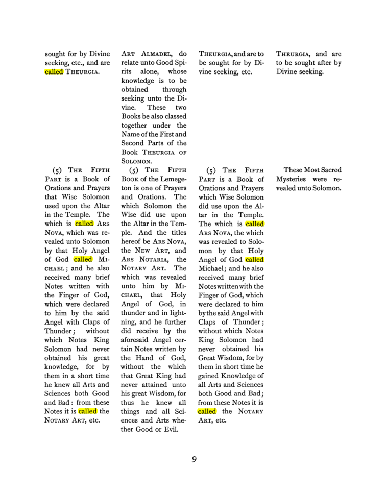 Original scan of The Goetia, PDF page 23